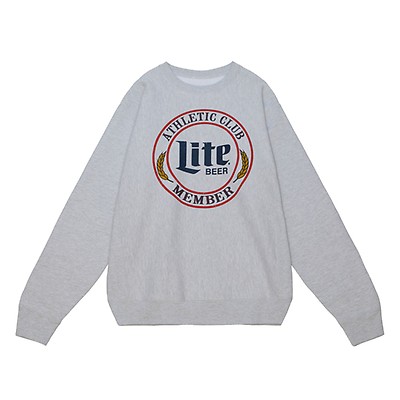 Miller Lite Full Color T-Shirt Athletic Grey / Medium