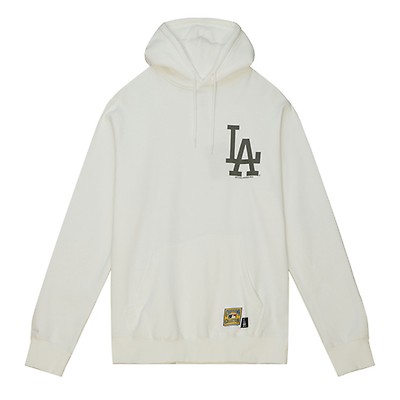 Mitchell & Ness Los Angeles Dodgers Logo Tackle Twill Hoodie Sweatshirt