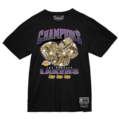 Los Angeles Lakers Western Conference T-Shirts By Mitchell & Ness - White -  Mens