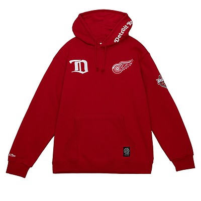 Men's Starter White Detroit Red Wings Arch City Team Graphic Fleece Pullover Hoodie Size: Extra Large