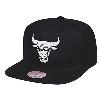 Charlotte Hornets MONOCHROME XL-LOGO Grey-Black Fitted Hat