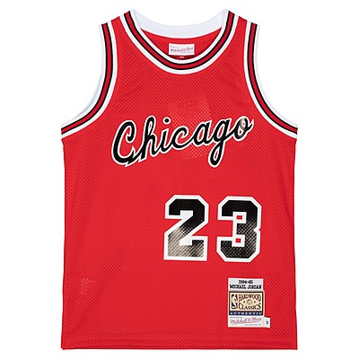 Michael Jordan Chicago Bulls Mitchell and Ness 84-85 Red Jersey