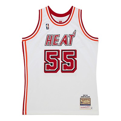 Men's Mitchell & Ness Jason Williams Black Miami Heat 2005-06 Hardwood  Classics Swingman Jersey