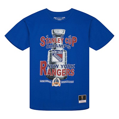 Men's New York Rangers Mitchell & Ness Blue 1994 Stanley Cup Champions Cup  Chase T-Shirt