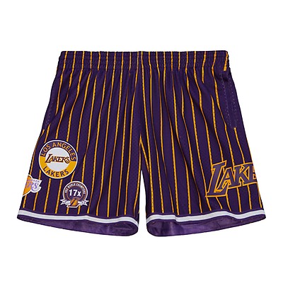 Los Angeles Lakers Mens Mitchell & Ness 2009-10 Swingman Shorts 75th S –  THE 4TH QUARTER