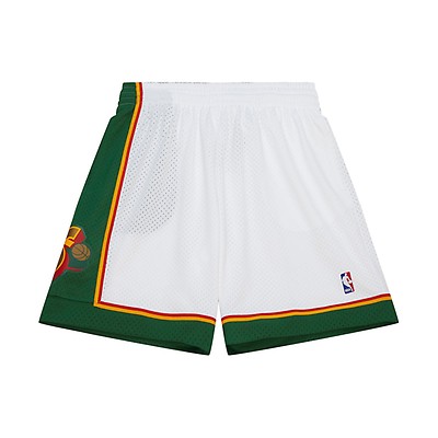 Seattle SuperSonics Mitchell & Ness Chainstitched Swingman Shorts - Cream