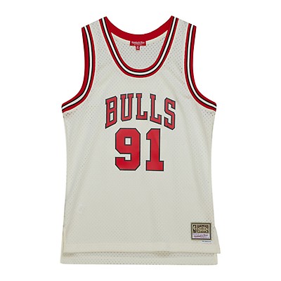 Mitchell & Ness Men Chicago Bulls 1997 Big Face 7.0 Swingman Jersey