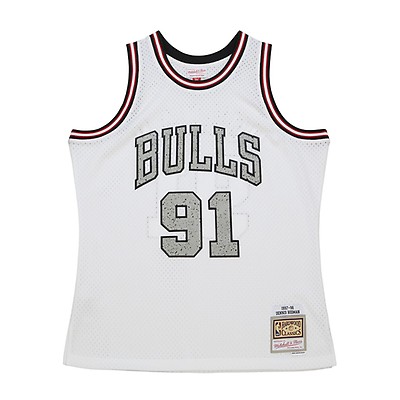 Dennis Rodman Chicago Bulls Mitchell & Ness NBA Authentic Jersey 1995-1996