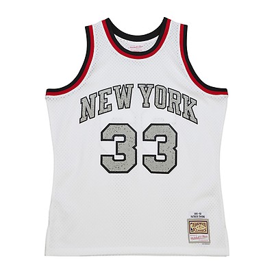 Shop Mitchell & Ness New York Knicks 1991 White Black Swingman