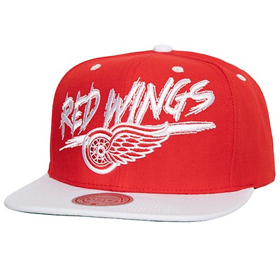 Mitchell & Ness Detroit Red Wings Vintage Script Snapback Hat