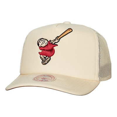 Mitchell & Ness Toronto Blue Jays Cooperstown MLB Evergreen Trucker  Snapback Hat Cap - Off White