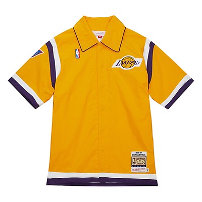 1997-1998 Authentic nike Los Angeles Lakers warm up,authentic lakers warm  up,90s lakers shirt,vintage lakers shirt