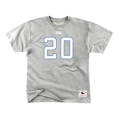 Barry Sanders Detroit Lions Mitchell & Ness 1996 Split Legacy Replica Jersey  - Silver/Blue