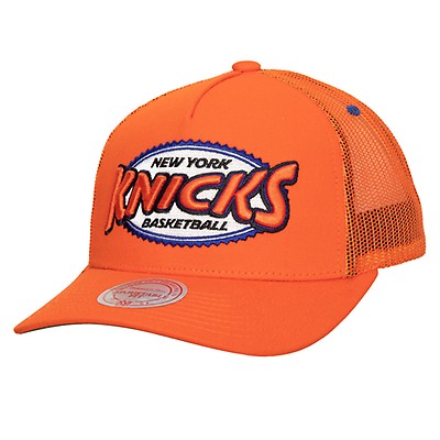 New York Knicks 2T-HEATHER STRAPBACK Hat Mitchell & Ness