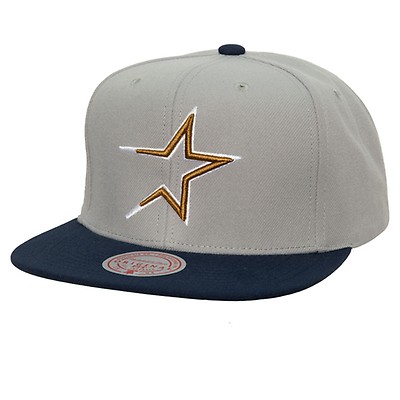  Mitchell & Ness Houston Astros Cooperstown MLB Evergreen  Trucker Snapback Hat Cap - Off White : Sports & Outdoors