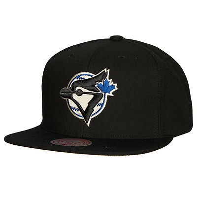 Toronto Blue Jays Black Mitchell & Ness MLB Evergreen Snapback Hat