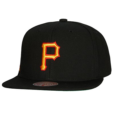 Pittsburgh Pirates Mitchell & Ness Fitted Bases Loaded Coop Cap Hat Grey UV