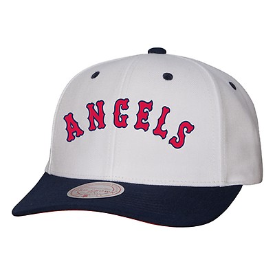 California Angels Black Mitchell & Ness Team Classic Snapback Hat