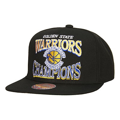 Mitchell & Ness Golden State Warriors Paintbrush Snapback HWC and Cap  Baseball Cap