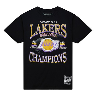 Women's Mitchell and Ness Los Angeles Lakers NBA Moment T-Shirt