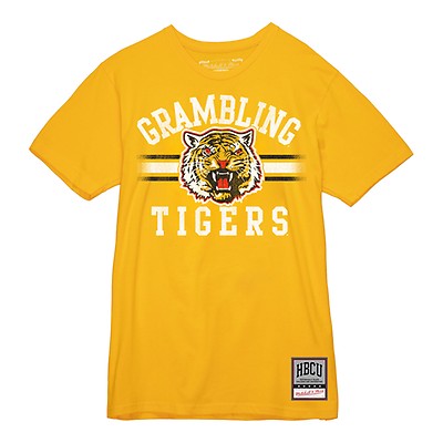 Men's Gold Grambling Tigers Basketball Jersey