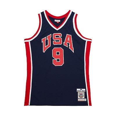 Men's Mitchell & Ness Scottie Pippen Navy/White USA Basketball Hardwood  Classics 1996 Authentic Warmup Jersey