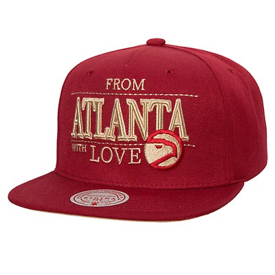 Atlanta Hawks Mitchell & Ness Strap Back Hat NBA Cap Adj