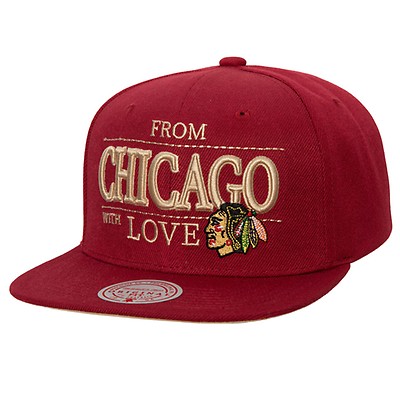 Mitchell and Ness Chicago Bulls Crooked Path Snapback Black