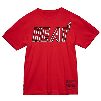 Mitchell & Ness Nba Team Logo Tee Miami Heat Black for Men