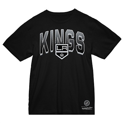 Men's Mitchell & Ness Wayne Gretzky Black Los Angeles Kings Captain Patch Name Number T-Shirt Size: Small