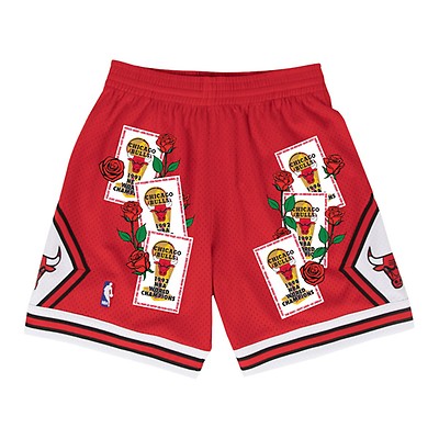 MITCHELL & NESS Chicago Bulls Authentic Shorts Red - Stadium Goods