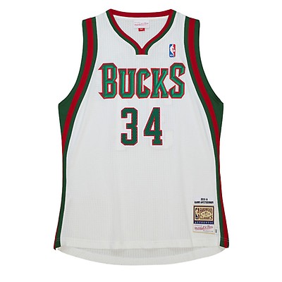 Mitchell & Ness Hardwood Classics 90's Reload 2.0 Ray Allen Milwaukee Bucks Swingman Jersey / 2x Large