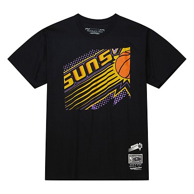 Mitchell & Ness Men's Phoenix Suns Sidewalk Sketch T-Shirt in Off White - Size Medium