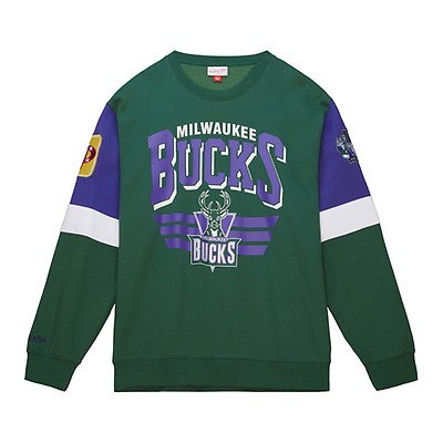 Women's Logo LT Crew 3.0 Milwaukee Bucks - Shop Mitchell & Ness