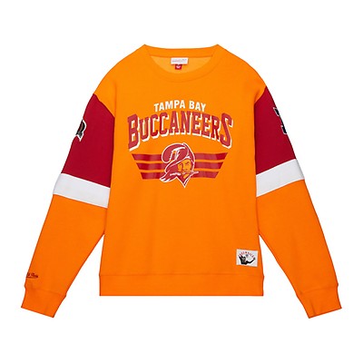 Tampa Bay Buccaneers Mitchell & Ness All Over 2.0 Pullover Sweatshirt -  Orange