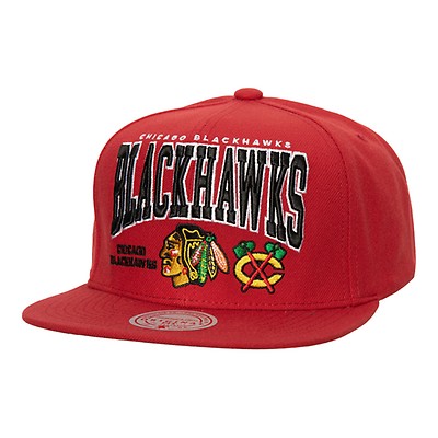 Mitchell & Ness Chicago Blackhawks Youth Toss Up Flat Brim Snapback Cap