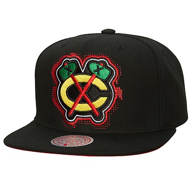 Mitchell & Ness, Accessories, Chicago Blackhawks Nhl Mitchell Ness Red  Snapback Hat Cap 0 Wool