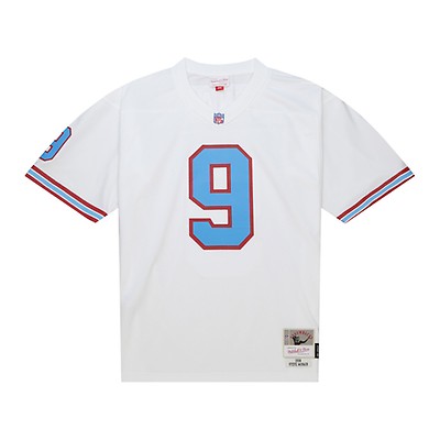 Mitchell & Ness Men's Warren Moon Light Blue Houston Oilers Legacy Replica Jersey