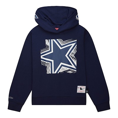 Dallas Cowboys Authentic Apparel Pullover Hoodie Mens Small Gray Big Blue  Star