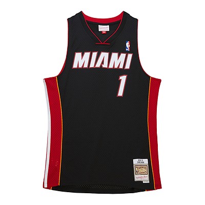 Women's Nike Dwyane Wade Black Miami Heat Finished Swingman Jersey