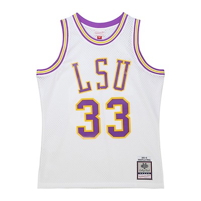 Los Angeles Lakers Shaquille O'Neal 1990 - 91 Hardwood Classics Home  Swingman Jersey By Mitchell & Ness - Yellow - Mens
