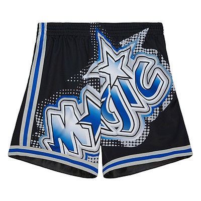 Men's Mitchell & Ness Blue/Black Orlando Magic Jumbotron 3.0 Shorts