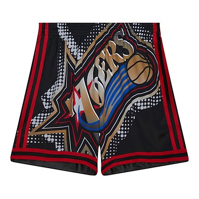 Miami Dolphins Mitchell & Ness Big Face 7.0 Fashion Shorts - Black