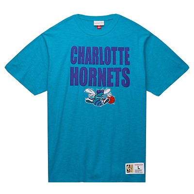 Color Blocked SS Tee Charlotte Hornets Shop Mitchell Ness