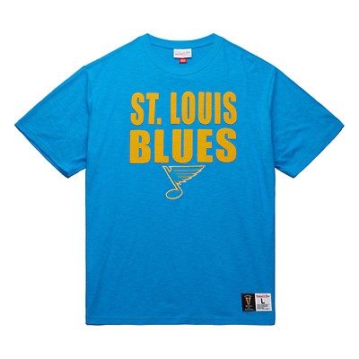 Men's Mitchell & Ness Blue St. Louis Blues Legendary Slub Hoodie