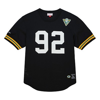 Brett Favre Green Bay Packers Mitchell & Ness Retired Player Name & Number  Mesh Top - Black