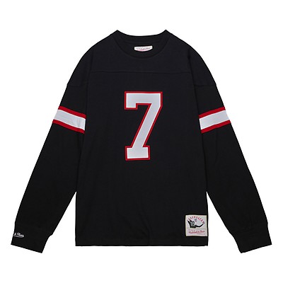 Mitchell & Ness Michael Vick Atlanta Falcons Black Retired Player Name Number Long Sleeve Top Size: Small