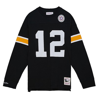 Mitchell & Ness Jerome Bettis Pittsburgh Steelers Black Retired Player Name Number Long Sleeve Top Size: Small