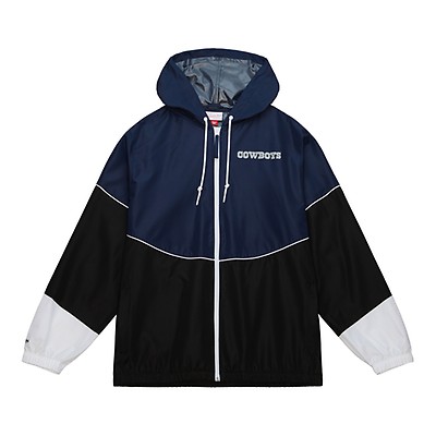 Lids Dallas Cowboys Mitchell & Ness Women's Galaxy Full-Zip Windbreaker  Hoodie Jacket - Navy