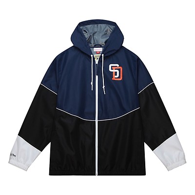 Mitchell & Ness San Diego Padres City Collection Lightweight Satin Jacket  White - Billion Creation